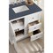 James Martin Vanities De Soto 36in Single Vanity, Bright White w/ 3 CM Charcoal Soapstone Quartz Top 825-V36-BW-3CSP - alternate 2